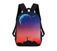 sinyumoney Projects 25 Sacs À Dos Imprimés En 3D 17inch Sac À Dos Scolaire Pour Enfants, Sac À Dos Décontracté Pour La Journée, Sac De Voyage Décontracté Pour Les Élèves Du Collège