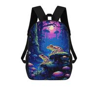 sinyumoney Psychodelic Frog Pixel Art Sacs À Dos Pour Enfants, Sac À Dos Scolaire, Sac À Dos Imprimé En 3D Pour Enfants, Sac À Dos De Voyage, Sac À Livres, Sac D'école Pour Enfants 17inch
