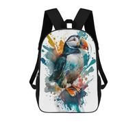 sinyumoney Puffin Amazon Sac À Dos Scolaire Pour Filles Et Garçons, Grande Capacité, Léger, Pour Enfants Et Étudiants 17inch