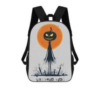 sinyumoney Pumpkin King - Spooky Halloween Art Sac À Dos, Cartable Imprimé En 3D, Sac À Goûter, Sac À Dos De Voyage, Sac À Dos Entre Amis, Sac À Dos Scolaire Pour Filles Et Garçons 17inch