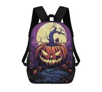 sinyumoney Pumpkin Moon Halloween Sac À Dos, Cartable Imprimé En 3D, Sac À Goûter, Sac À Dos De Voyage, Sac À Dos Entre Amis, Sac À Dos Scolaire Pour Filles Et Garçons 17inch
