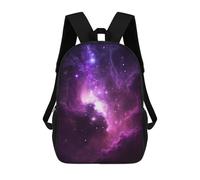 sinyumoney Purple Space 02 Sacs À Dos Pour Enfants, Cartables Imprimés En 3D, Sacs À Dos Pour Élèves Du Primaire Et Du Collège, Garçons Et Filles 17inch
