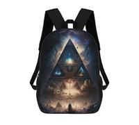 sinyumoney Pyramid of Dreams Sacs À Dos Pour Enfants, Sac À Dos Scolaire, Sac À Dos Imprimé En 3D Pour Enfants, Sac À Dos De Voyage, Sac À Livres, Sac D'école Pour Enfants 17inch