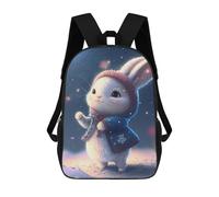 sinyumoney Rabbit Cute Sacs À Dos Imprimés En 3D Pour Enfants, Sacs D'école Tendance Pour Garçons, Sacs De Voyage, Sacs Scolaires Pour Élèves Du Primaire 17inch