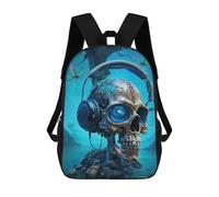 sinyumoney Rad Nightshade Music Skull Sac À Dos Scolaire, Sac À Dos Pour Garçons Et Adolescents, Cadeau, Sac À Dos Imprimé En 3D, Sac À Dos Scolaire, Sac À Livres 17inch
