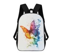 sinyumoney Rainbow Butterfly Sac À Dos Scolaire Pour Adolescents, Imprimé En 3D, Ajustable, À Poches Tendance, Pour Enfants, Garçons, Filles, Étudiants Et Adolescents 17inch