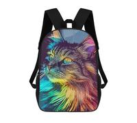 sinyumoney Rainbow Cat Sac À Dos Pour Garçons Et Adolescents, Sacs À Dos Pour Filles, Sacs À Dos Pour Tout-petits, Sacs À Livres Pour L'école Primaire Et Le Collège 17inch