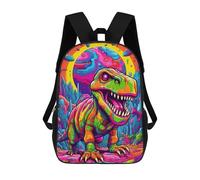 sinyumoney Rainbow Dinosaur Fantasy Landscape Sacs À Dos Décontractés Pour Enfants, Sacs D'école Pour Adolescents, Filles Et Garçons, Sacs À Dos Pour Livres 17inch
