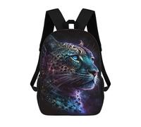 sinyumoney Rainbow Leopard Portrait Sac À Dos Scolaire Grand Format, Résistant À L'eau, Pour Ordinateur Portable, Pour Adolescents, Filles, Garçons, Femmes Et Hommes 17inch