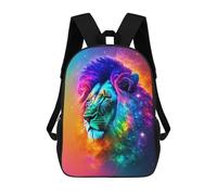 sinyumoney Rainbow Lion Galaxy Art Print Sac À Dos Imperméable Pour L'école, Sac À Dos Professionnel Pour Garçons/filles/adolescents 17inch