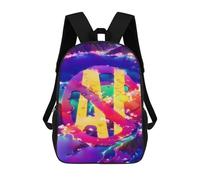sinyumoney Rainbow Mountains A Vibrant Landscape Sac À Dos Scolaire Imprimé En 3D Pour Garçons Et Filles, Sac À Dos Pour Enfants, Sac De Voyage 17inch