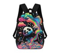 sinyumoney Rainbow Panda Dreamscape -1 Sac À Dos Enfant Tendance Et Amusant, Sac À Dos Pour Garçons Et Adolescents, Sac D'école Imprimé En 3D Pour Garçons 17inch