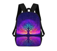 sinyumoney Rainbow Tree Reflections 17inch Sacs À Dos Scolaires Imprimés En 3D - Sacs À Dos Tendance Pour Garçons Du Primaire Et Du Collège