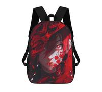 sinyumoney Red Dragon's Eye Sac À Dos Scolaire Pour Enfants, Grand Sac À Dos 3D, Cadeau Pour Enfants 17inch