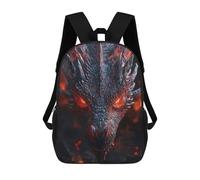 sinyumoney Red Eyed Dragon Sacs À Dos Pour Enfants, Cartables Imprimés En 3D, Sacs À Dos Pour Élèves Du Primaire Et Du Collège (garçons Et Filles) 17inch