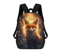 sinyumoney Red Fox in Forest Sac À Dos Imprimé En 3D Pour Garçons, Sac D'école Grande Capacité, Sac De Voyage, Sac À Livres, Sac D'école Pour Garçons, Mochila 17inch
