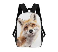sinyumoney Red Fox Selfie Sacs À Dos Pour Enfants, Sac À Dos Scolaire, Sac À Dos Imprimé En 3D Pour Enfants, Sac À Dos De Voyage, Sac À Livres, Sac D'école Pour Enfants 17inch