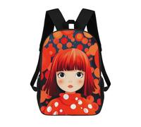 sinyumoney Red Hair Cute Baby Sacs À Dos Pour Enfants, Sac À Dos Scolaire, Sac À Dos Imprimé En 3D Pour Enfants, Sac À Dos De Voyage, Sac À Livres, Sac D'école Pour Enfants 17inch
