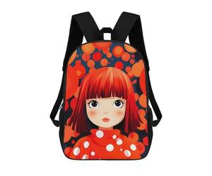 sinyumoney Red Hair Cute Baby Sacs À Dos Pour Enfants, Sac À Dos Scolaire, Sac À Dos Imprimé En 3D Pour Enfants, Sac À Dos De Voyage, Sac À Livres, Sac D'école Pour Enfants 17inch