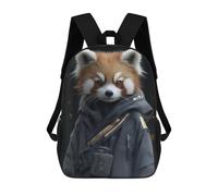 sinyumoney Red Panda in A Hoodie Animal Sacs À Dos Imprimés En 3D Pour Enfants, Sacs D'école Tendance Pour Garçons, Sacs De Voyage, Sacs Scolaires Pour Élèves Du Primaire 17inch