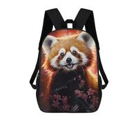 sinyumoney Red Panda in Blossom Sac À Dos Scolaire Pour Enfants, Imprimé En 3D, Pour Garçons, Élèves Du Primaire Et Du Collège 17inch
