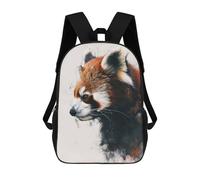 sinyumoney Red Panda Profile Art Sacs À Dos Scolaires Pour Enfants, Sac D'école Imprimé En 3D Pour Garçons, Élèves Du Primaire Et Du Collège 17inch