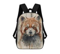 sinyumoney Red Panda Watercolor Gaze Sac À Dos Scolaire Imprimé En 3D Pour Garçons Et Filles, Sac À Dos Pour Enfants, Sac De Voyage 17inch