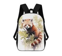 sinyumoney Red Panda Watercolor Sac À Dos Imprimé 3D Pour Enfants, Sac À Dos Léger Pour Écoliers Et Écoliers, Sac À Goûter Pour La Crèche 17inch