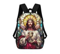 sinyumoney Religion Poster Sac À Dos Scolaire Pour Enfants, Imprimé En 3D, Tendance Et Décontracté, Pour Garçons, Élèves Du Primaire Et Du Collège 17inch