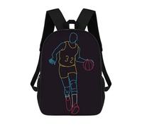 sinyumoney Retro Basketball Player Sac À Dos Enfant Imprimé En 3D, Sac D'école Pour Garçons, Sac À Dos Cool Et Décontracté, Sac À Dos Amusant Pour Enfants Et Adolescents 17inch