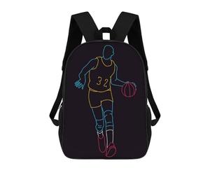 sinyumoney Retro Basketball Player Sac À Dos Enfant Imprimé En 3D, Sac D'école Pour Garçons, Sac À Dos Cool Et Décontracté, Sac À Dos Amusant Pour Enfants Et Adolescents 17inch