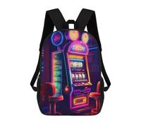 sinyumoney Retro Gamble Machine Sacs À Dos Pour Enfants, Sac D'école Imprimé En 3D, Cartable Pour Enfants, Sac De Voyage, Sac À Dos Garçon Fille, Sac D'école Pour Enfants 17inch