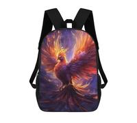 sinyumoney Rising Phoenix Sac À Dos Scolaire, Sac À Dos Pour Garçons Et Adolescents, Cadeau, Sac À Dos Imprimé En 3D, Sac À Dos Scolaire, Sac À Livres 17inch