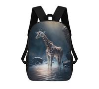 sinyumoney River Giraffe Sac À Dos Imprimé En 3D Pour Garçons, Sac D'école Grande Capacité, Sac De Voyage, Sac À Livres, Sac D'école Pour Garçons, Mochila 17inch