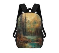 sinyumoney River Runs Through It Sac À Dos Enfant Imprimé En 3D, Sac D'école Pour Garçons, Sac À Dos Cool Et Décontracté, Sac À Dos Amusant Pour Enfants Et Adolescents 17inch