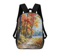sinyumoney Riverside Blaze Sac À Dos Scolaire Pour Filles Et Garçons Avec Poche, Sac À Dos Tendance Pour Enfants 17inch
