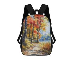 sinyumoney Riverside Blaze Sac À Dos Scolaire Pour Filles Et Garçons Avec Poche, Sac À Dos Tendance Pour Enfants 17inch