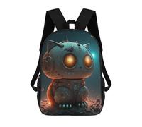 sinyumoney Robotic Cat in Space -2 Sac À Dos Enfant, Cartable Imprimé En 3D Pour Garçons Et Adolescents 17inch