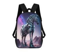 sinyumoney Robotic Unicorn in Space Sac À Dos En Peluche À Motif Dessin Animé, Sac À Dos 3D Pour Enfants, Idée Cadeau D'anniversaire Pour Garçons Et Filles 17inch