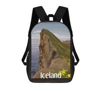 sinyumoney Rock Mountain near The Sea Sac À Dos Enfant, Cartable Imprimé En 3D Pour Garçons Et Adolescents 17inch
