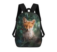 sinyumoney Rose Fox Sac À Dos, Cartable Imprimé En 3D, Sac À Goûter, Sac À Dos De Voyage, Sac À Dos Entre Amis, Sac À Dos Scolaire Pour Filles Et Garçons 17inch
