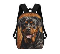 sinyumoney Rottweiler Portrait Sacs À Dos Pour Enfants, Sac À Dos Scolaire, Sac À Dos Imprimé En 3D Pour Enfants, Sac À Dos De Voyage, Sac À Livres, Sac D'école Pour Enfants 17inch