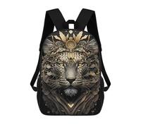 sinyumoney Royal Tiger Portrait Sac À Dos Imprimé 3D Pour Enfants, Sac À Dos Léger Pour Écoliers Et Écoliers, Sac À Goûter Pour La Crèche 17inch