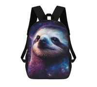 sinyumoney Sac À Dos 17 Pouces Cosmic Sloth Wall Art Print, Cartable Imprimé En 3D, Sac À Goûter, Sac À Dos De Voyage, Sac À Dos Pour Amis (filles Et Garçons)