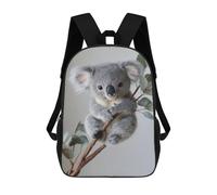 sinyumoney Sac À Dos 17 Pouces Cute Fluffy Koala, Cartable Imprimé En 3D, Sac À Goûter, Sac À Dos De Voyage, Sac À Dos Pour Amis (filles Et Garçons)