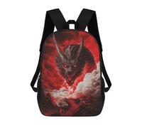 sinyumoney Sac À Dos 17 Pouces Dragon's Fiery Ascension, Cartable Imprimé En 3D, Sac À Goûter, Sac À Dos De Voyage, Sac À Dos Pour Amis (filles Et Garçons)