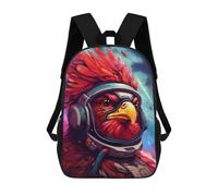 sinyumoney Sac À Dos 17 Pouces Eagle Astronaut Space Helmet, Cartable Imprimé En 3D, Sac À Goûter, Sac À Dos De Voyage, Sac À Dos Pour Amis (filles Et Garçons)