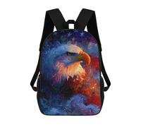 sinyumoney Sac À Dos 17 Pouces Eagle Flag Art Print-1, Cartable Imprimé En 3D, Sac À Goûter, Sac À Dos De Voyage, Sac À Dos Pour Amis (filles Et Garçons)