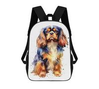 sinyumoney Sac À Dos 17 Pouces English Toy Spaniel, Cartable Imprimé En 3D, Sac À Goûter, Sac À Dos De Voyage, Sac À Dos Pour Amis (filles Et Garçons)