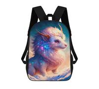 sinyumoney Sac À Dos 17 Pouces Fantasy Celestial Beast Art Print, Cartable Imprimé En 3D, Sac À Goûter, Sac À Dos De Voyage, Sac À Dos Pour Amis (filles Et Garçons)